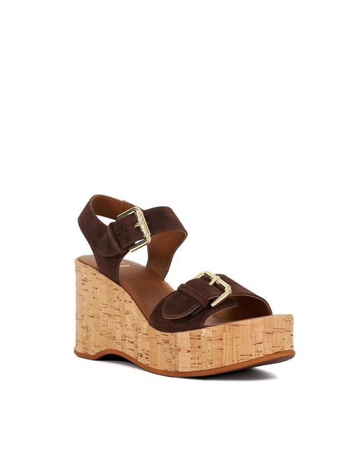 Dune White Kamia Heeled Sandals