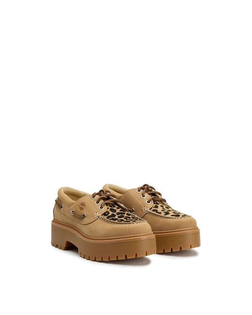 Timberland Natural Stone Street Nubuck Loafers Neutral