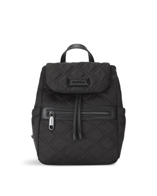 Carvela Kurt Geiger Black Women's Taylor Midi Nylon Backpack