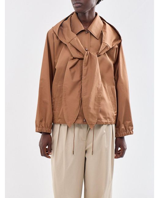 Marella Brown Calamo Raincoat