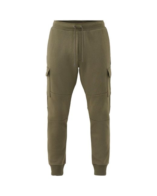 Polo Ralph Lauren Green Double Knit Cargo Trousers for men