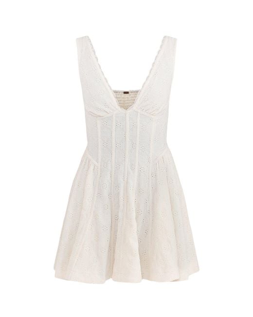 Free People White Cant Help It Mini