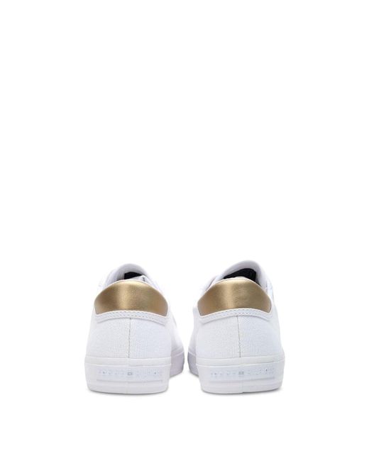 Tommy Hilfiger White Vulc Canvas Lace Up Trainers