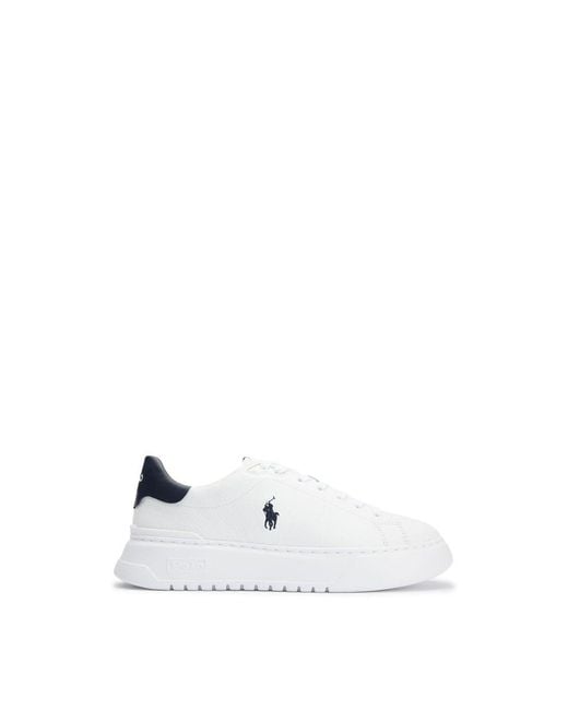 Polo Ralph Lauren White Rlite Court Trainers Off for men
