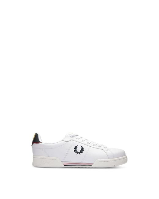 Fenwick Fred Perry B722 Trainers in White for Men Lyst UK