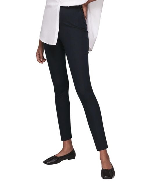 Whistles Blue Super Stretch Trouser