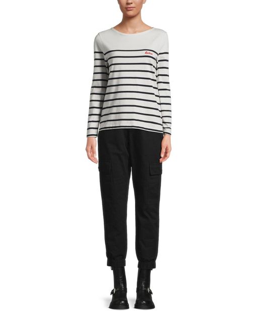 Barbour White Bradley Top