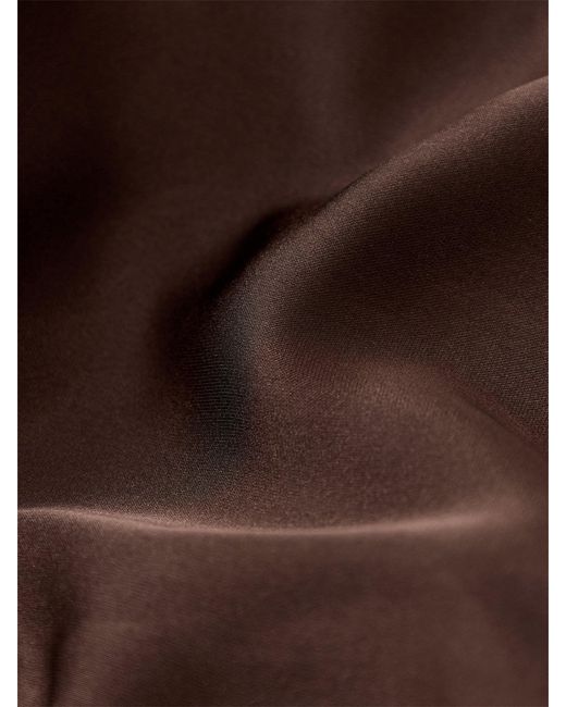 Pretty Lavish Brown Breya Drawstring Trouser Bronze