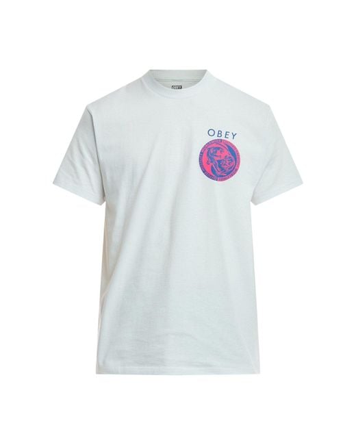 Obey Blue Men's Yin Yang Panthers T-shirt for men