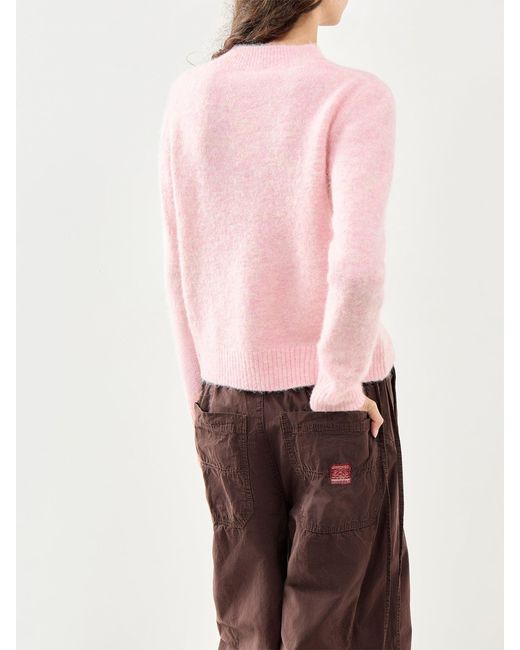 Nobody's Child Pink Alpaca Long Sleeve Neat Fit Jumper