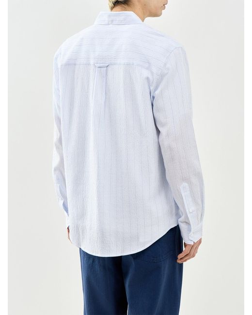 Farah White Striped Shirt for men