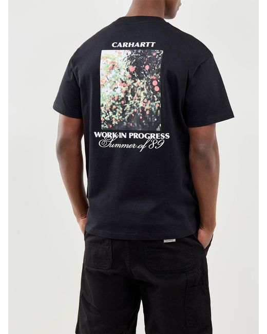 Carhartt Black Warm Views Graphic T-Shirt for men