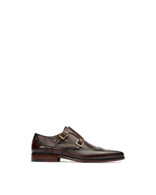 Simon Carter Brown Spaniel Shoes for men