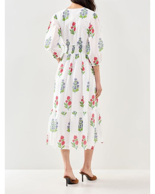 Aspiga White Jyoti Midi Dress