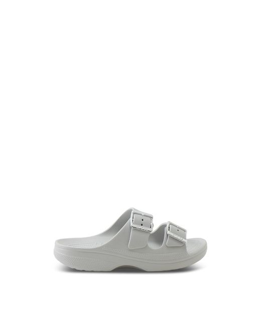 CROCSTM White Saturday Slide Sandals