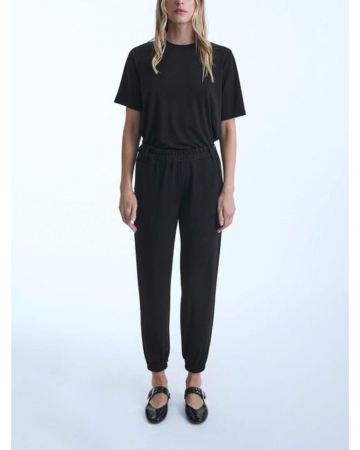 James Lakeland Black Jersey Joggers