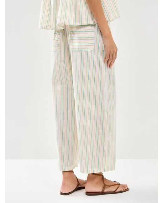 FRNCH White Carmela Trouser Multi