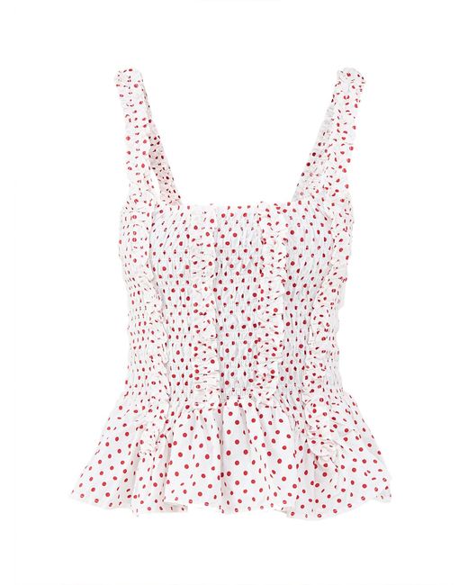 Damson Madder Pink Raphi Polka Dot Cami Top