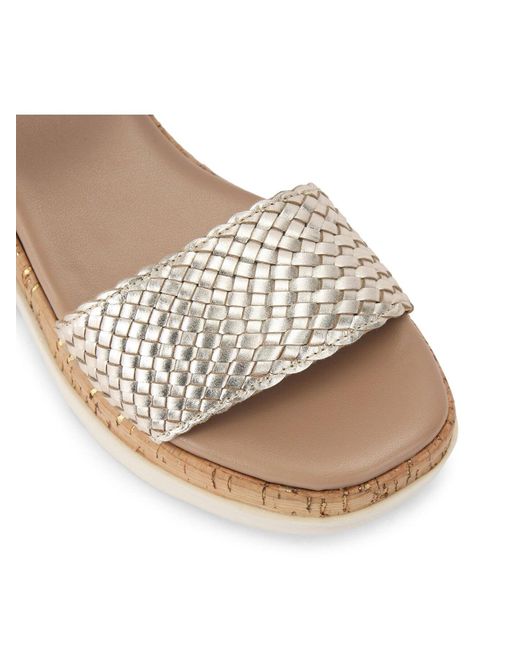 Carvela Kurt Geiger White Serenita Weave Sandal