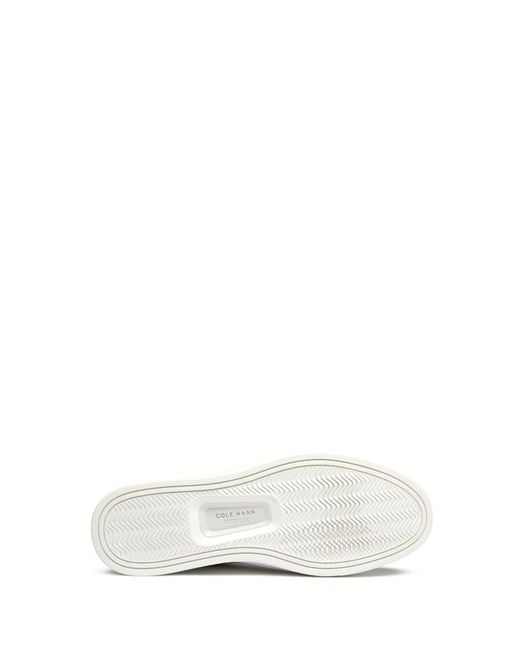 Cole Haan White Grandpro Luxe Trainers for men