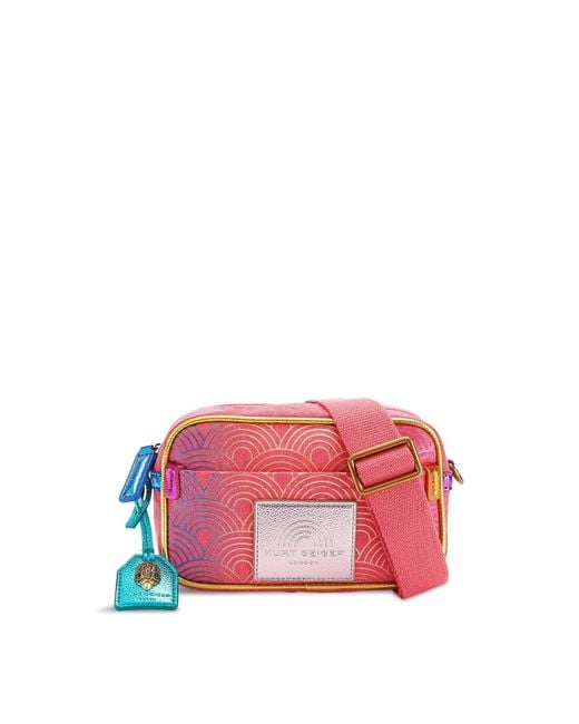 Kurt Geiger Pink Southbank Small Camera Bag