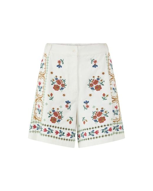 Weekend by Maxmara White Obice Shorts