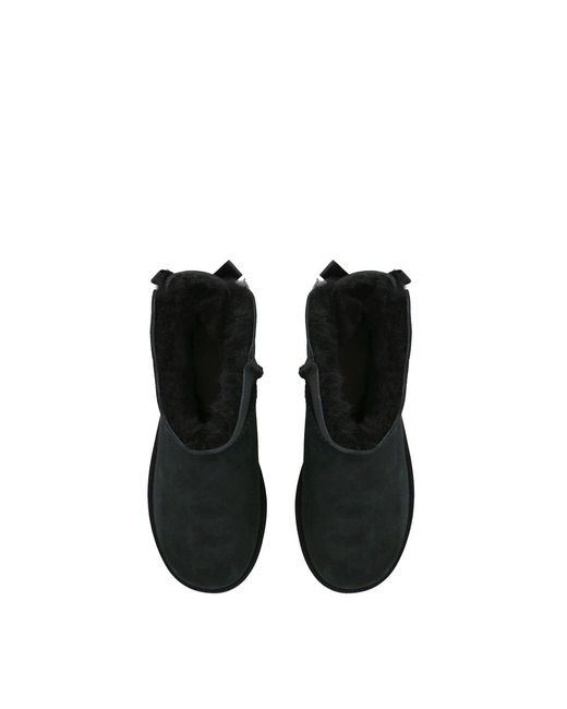 Ugg Black Mini Bailey Bow Ii Boots