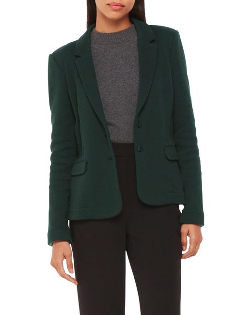 Whistles Green Women's Slim Jersey Jacket.