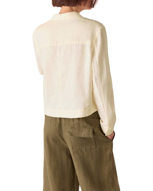 Whistles White Abby Casual Jacket