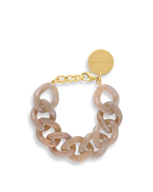 Vanessa Baroni Metallic Women's Flat Chain Bracelet