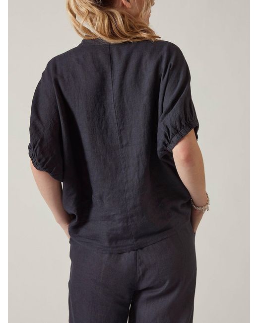 James Lakeland Blue Relaxed Fit Blouse