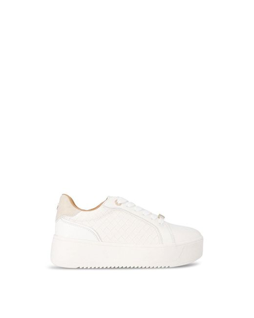 KG by Kurt Geiger White Lighter Weave Trainers