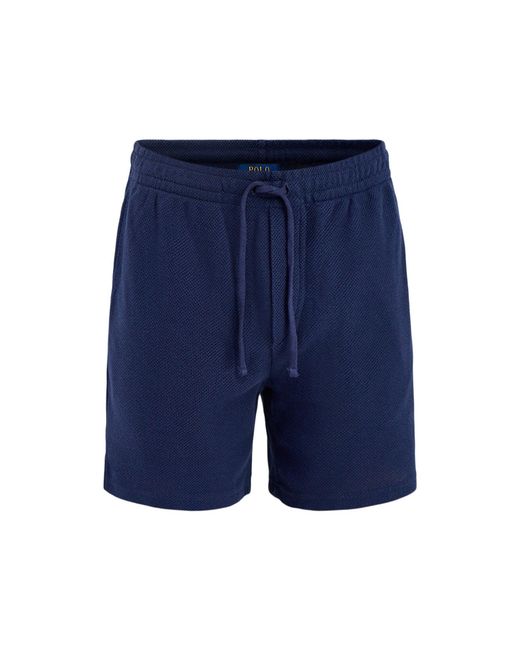 Polo Ralph Lauren Blue Knit Sweatshorts for men