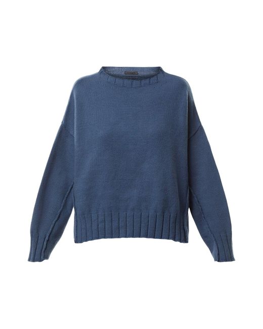 Oska Blue Ls Knit