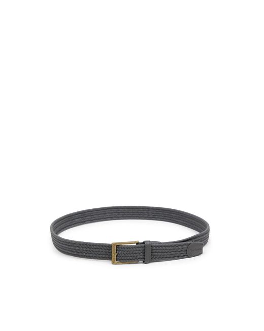 Barbour White Nevis Stretch Webbing Belt for men