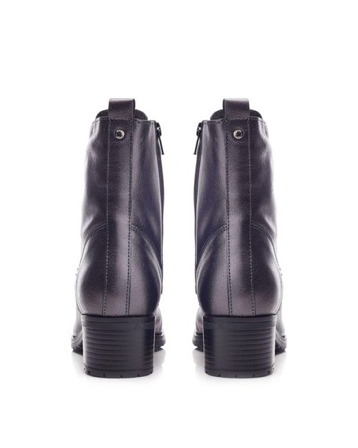 Moda In Pelle Blue Women's Bezzie Metallic Leather Boots