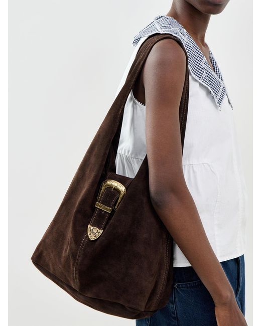 Marlon Multicolor Sacca Vea Suede Tote Bag