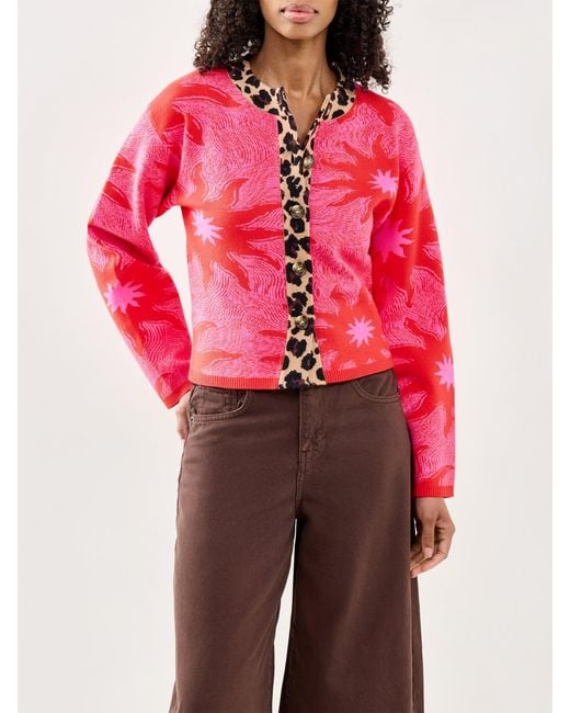 Never Fully Dressed Red Soleil Cardigan