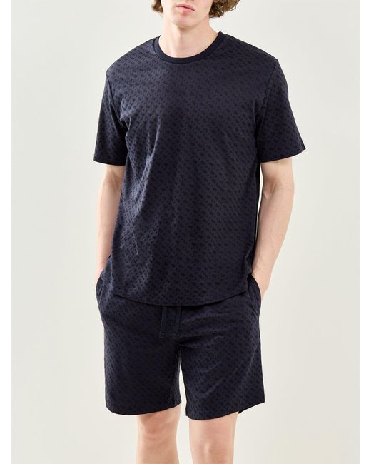 Boss Blue Relax Lounge Shorts for men