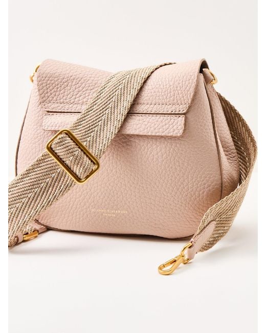 Gianni Chiarini Natural Helena Round Crossbody Bag