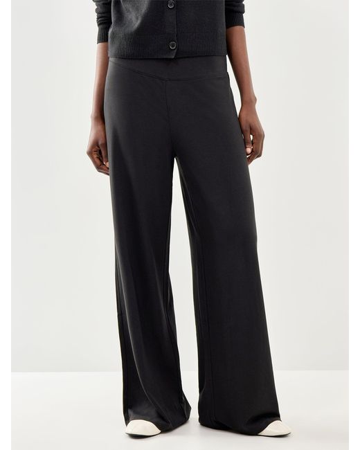 Eileen Fisher Black Women's High Waisted Wide Pants