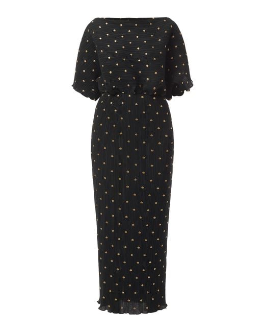 Never Fully Dressed Black Women's Tilly Plisse Dress