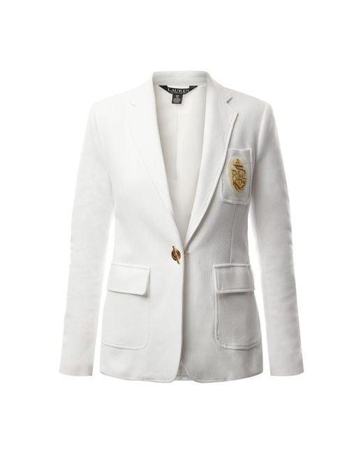 Ralph Lauren White Women's Tanile Blazer