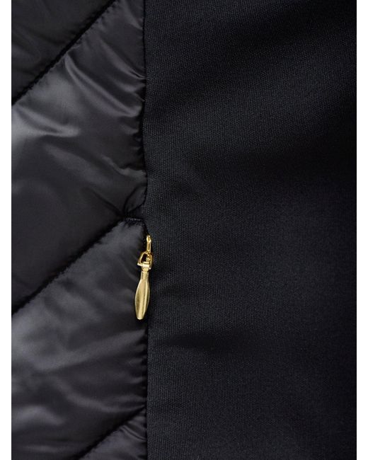 Barbour Black Luxara Quilted Sweat