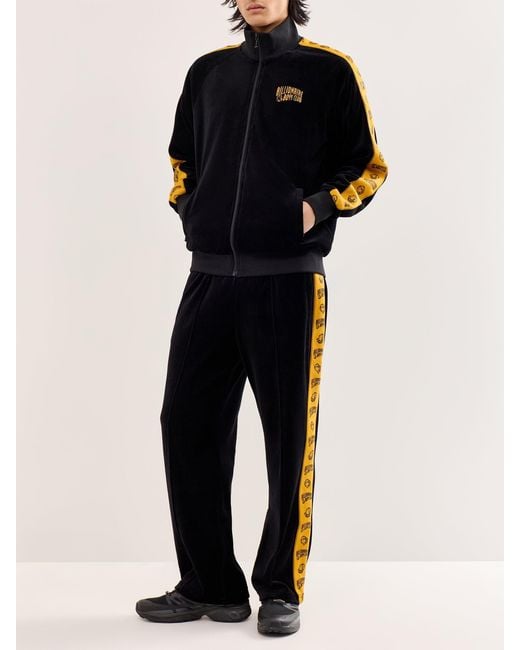 BBCICECREAM Blue Small Arch Logo Velour Track Top for men
