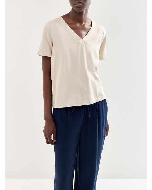 Vero Moda White V-Neck T-Shirt