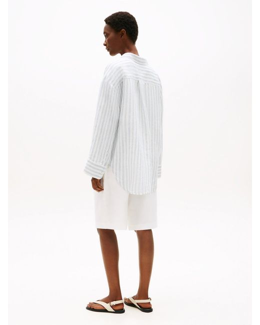 Tommy Hilfiger White Oversized Fit Shirt