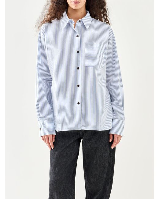 Barbour Blue Polly Striped Shirt