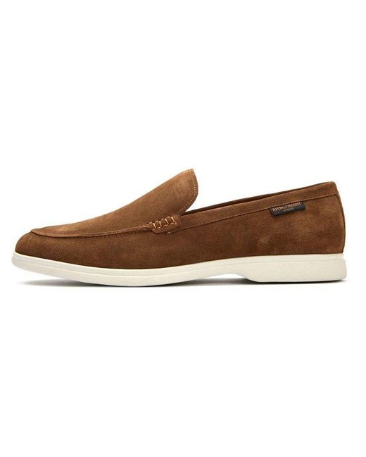 Simon Carter White Ius Slip On Shoes for men