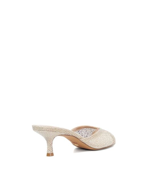 Dune White Milo Sandals